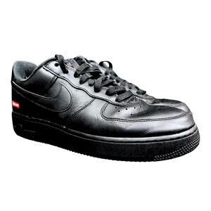 Men's Supreme x Nike Air Force 1 Low Black - US 9.5